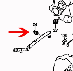 Thermoswitch for motor HC from 01-2000